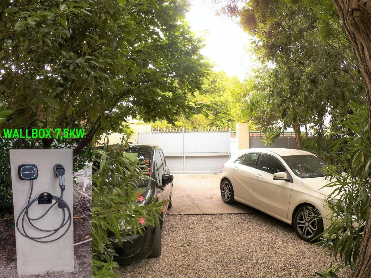 La Villa Carcassonne, Cite 8 Min A Pieds, Clim, Piscine, Full Wifi, Borne 7,5Kw, Velo Elect, Parking Prive Buitenkant foto